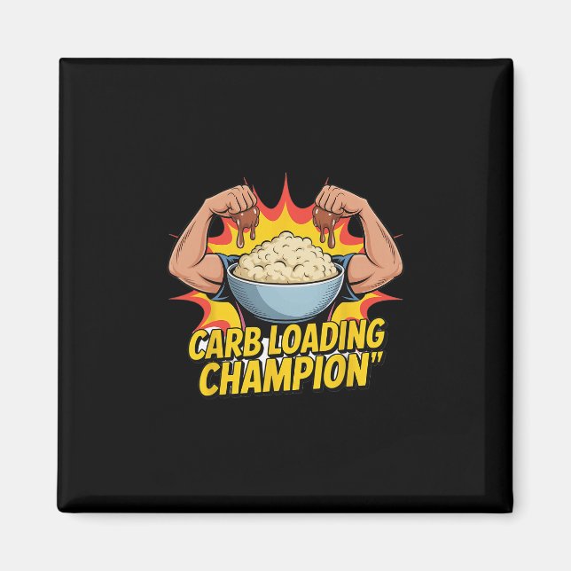 Carb Loading Champion Funny Thanksgiving Potatoes  Magnet (Front)