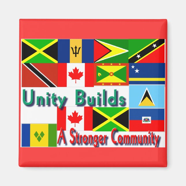 Carbbean-canada unity magnet (Front)