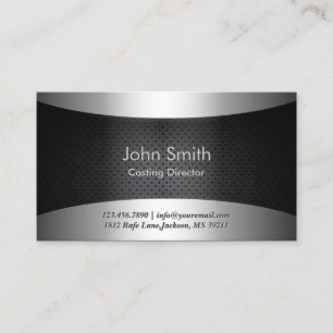 Carbon Black Casting Director Business Card