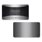 Carbon Black Pilot/Aviator Business Card