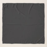 Carbon Black Scarf<br><div class="desc">Carbon Black solid colour Chiffon Scarf by Gerson Ramos.</div>