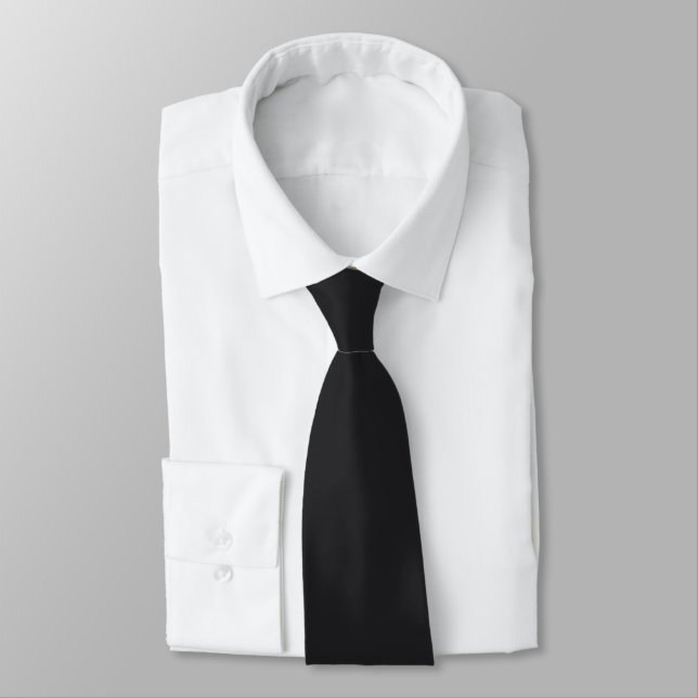 Carbon Black Tie (Tied)