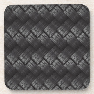 Carbon Fiber Weave Texture Coaster