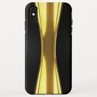 Carbon fibre and gold Iphone xmas max case