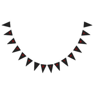Carbon fibre bunting flags