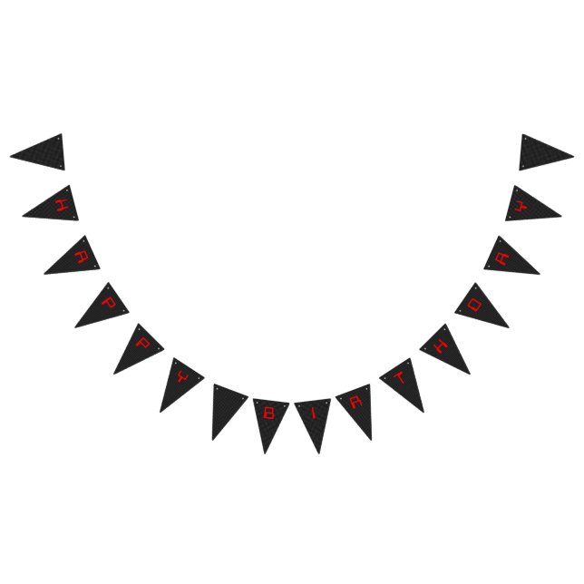 Carbon fibre bunting flags (All)