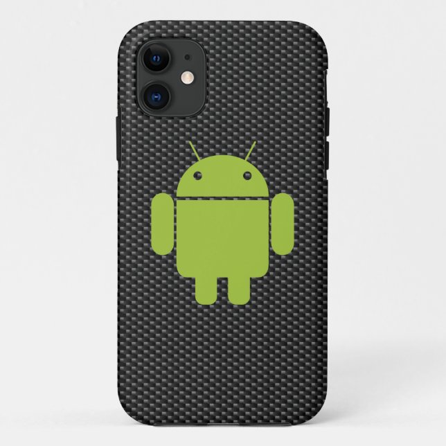 Carbon Fibre iPhone 5 Case (Android on iPhone) (Back)