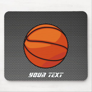 Carbon Fibre look Basketball Mouse Pad