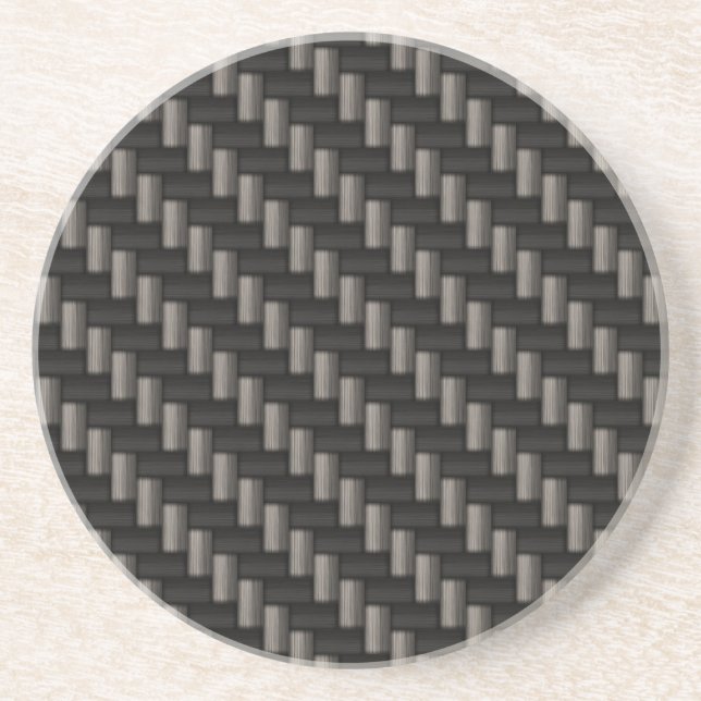 Carbon Fibre Material Coaster (Front)