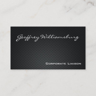Carbon Fibre Professional Business Cards