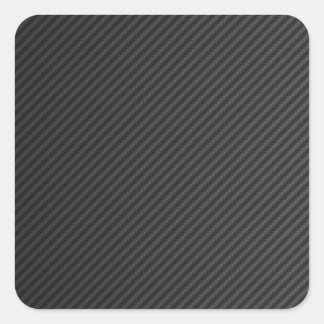 Carbon Fibre Square Sticker