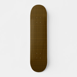 Carbon Fibre Yellowish Gold Skateboard Deck