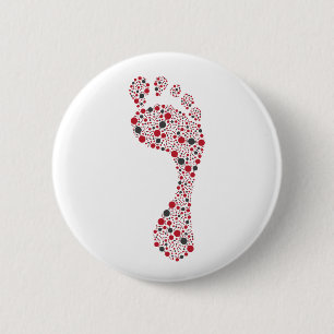 Carbon Footprint 2 Inch Round Button