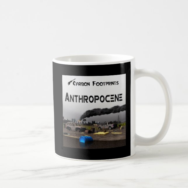 Carbon Footprints - Anthropocene Coffee Mug (Right)