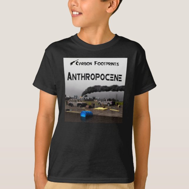 Carbon Footprints - Anthropocene T-Shirt (Front)