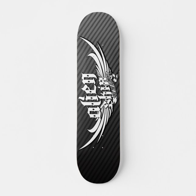 Carbon_skateboard Deck Skateboard (Front)