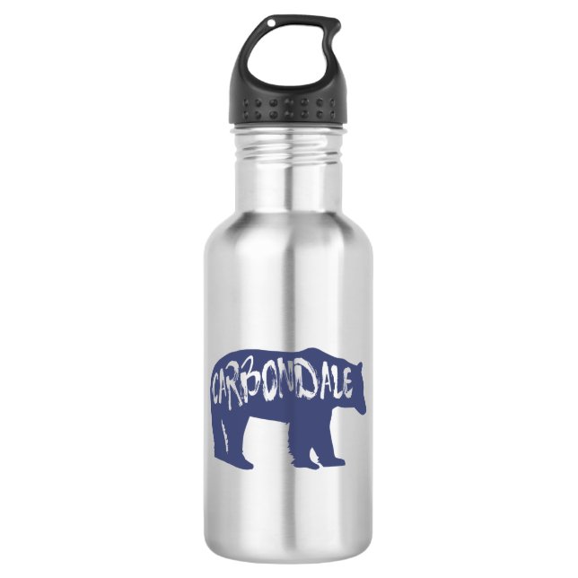 Carbondale Colorado Bear 532 Ml Water Bottle (Front)