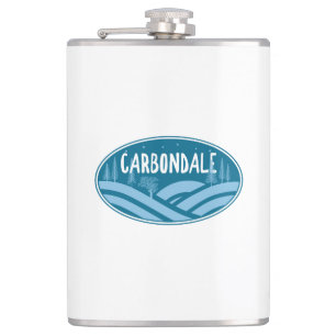 Carbondale Colorado Outdoors Hip Flask