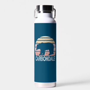Carbondale Colorado Retro Bear Water Bottle