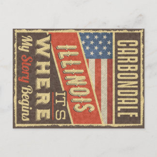 Carbondale Illinois Postcard