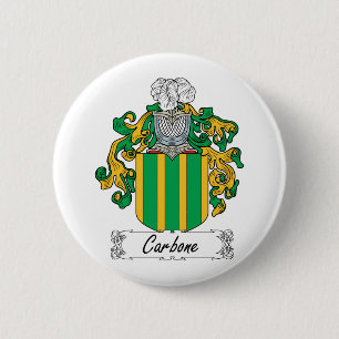 Carbone Family Crest 2 Inch Round Button