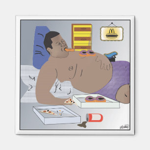 Carbs Make You fat Kitchen Magnet