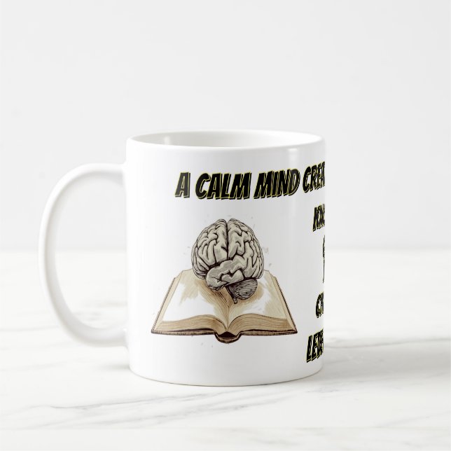 Carburant pour le Cerveau uniquement – Mug Motivat (Gauche)