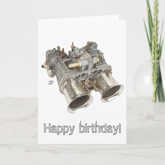 Carburettor Card (Front)