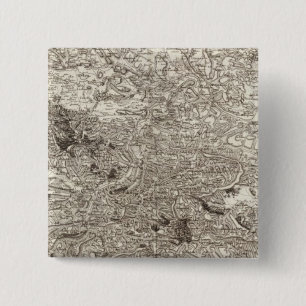Carcassonne 2 Inch Square Button