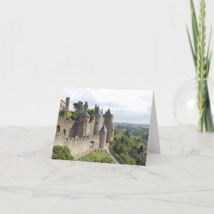 Carcassonne Castle, La Cite Holiday Card