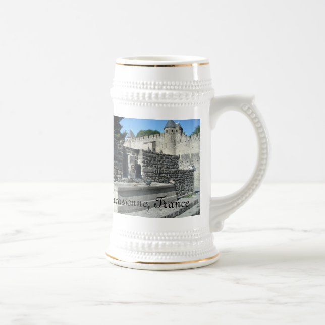 Carcassonne, France Beer Stein (Right)