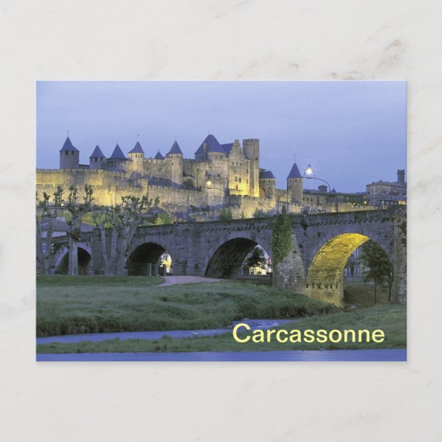 Carcassonne France postcard (Front)