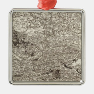 Carcassonne Metal Ornament