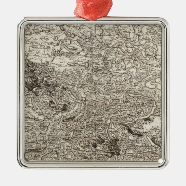 Carcassonne Metal Ornament (Front)