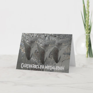 Carcharocles megalodon card