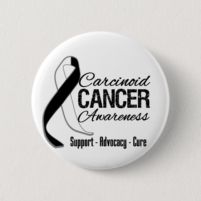 Carcinoid Cancer Awareness 2 Inch Round Button (Front)