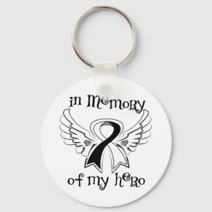 Carcinoid Cancer In Memory of My Hero Keychain