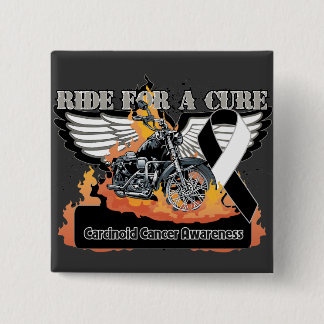 Carcinoid Cancer Ride For a Cur 2 Inch Square Button