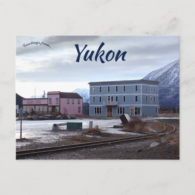 Carcross Yukon Canada Postcard (Front)