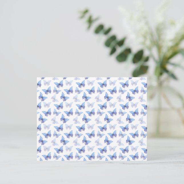 Card (10,8 x 14,2 cm) - Butterfly Pattern (Standing Front)