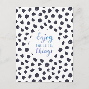 Card (10,8 x 14,2 cm) - Enjoy The Little Things