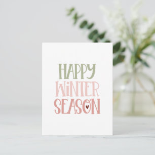 Card (10,8 x 14,2 cm) - Happy Winter Season