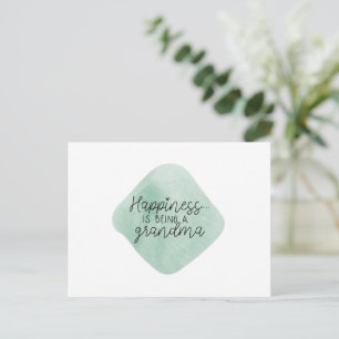 Card 10,8 x 14,2cm - Happiness Is Being A Grandma