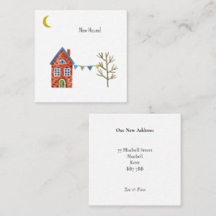 Card (6,3 cm x 6,3 cm) - New House