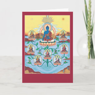 CARD 8 Medicine Buddhas with explanation & mantra