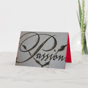 CARD -a Romantic and Passionate expression of LOVE