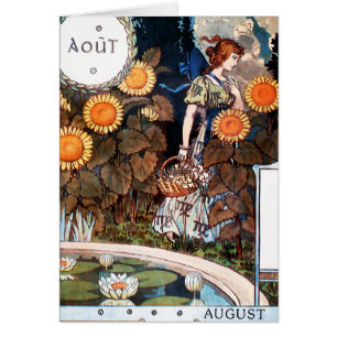Card:  August/ Auot