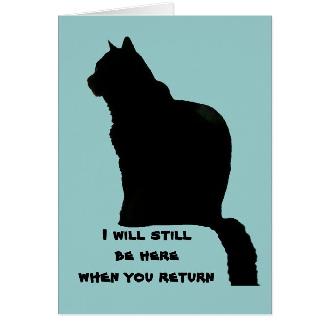 Card - Cat Silhouette (Front)