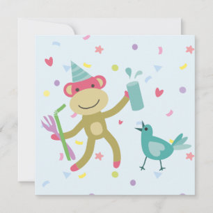 card congratulations monkey