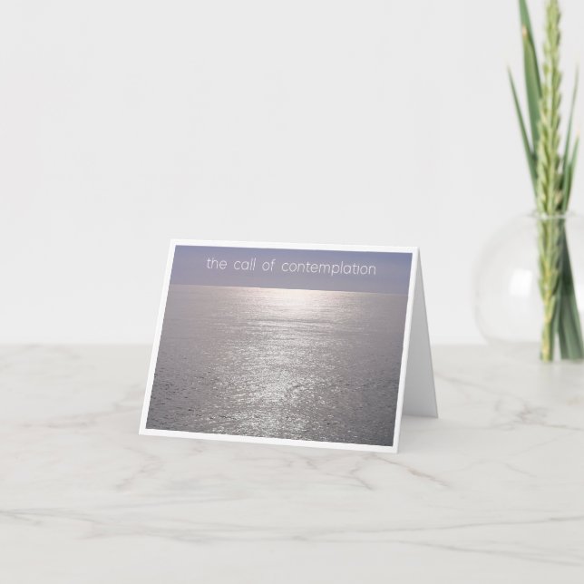 card contemplation meditation (Front)